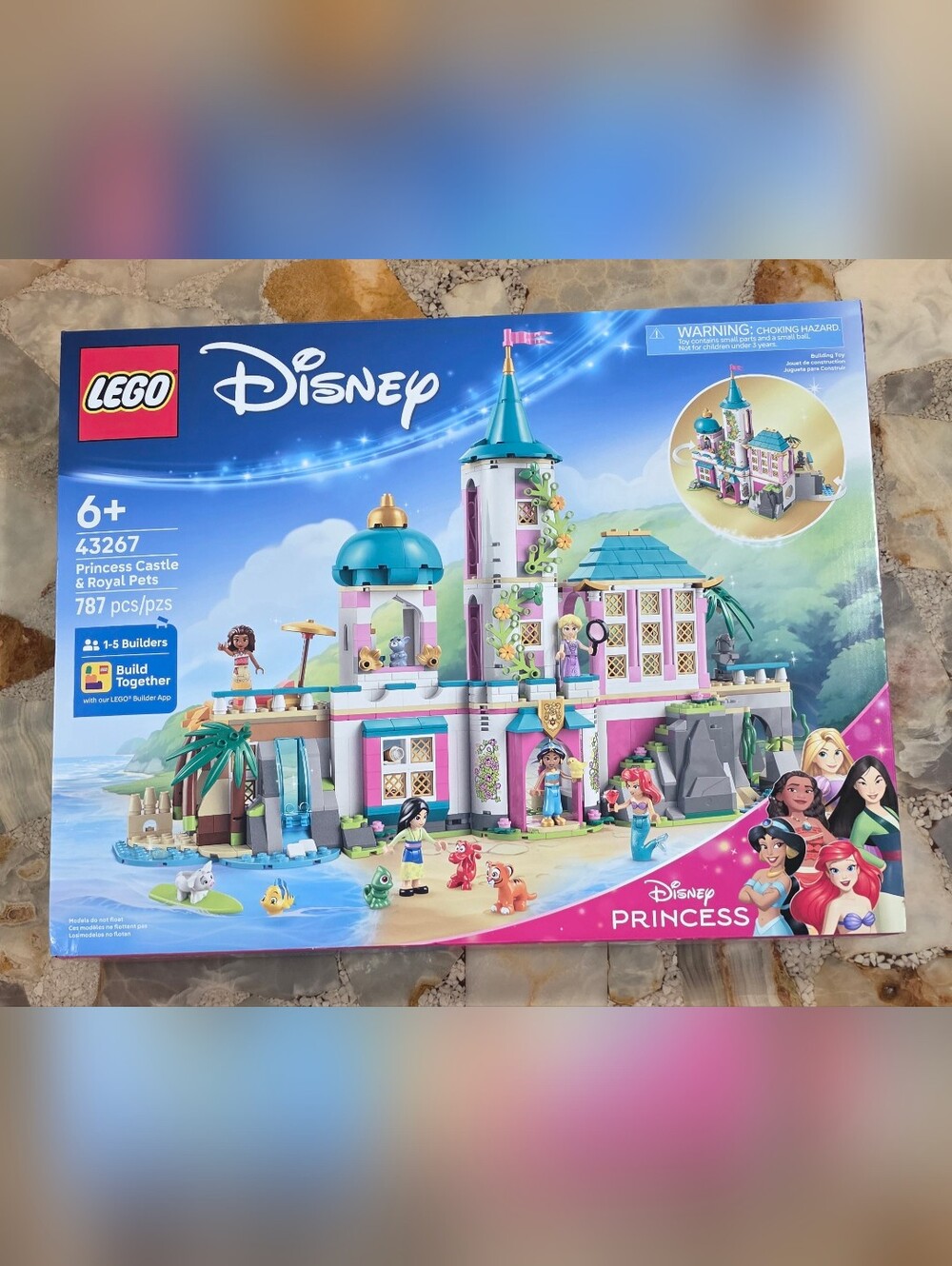 LEGO Disney Princess Castle & Royal Pets 43267 Toy Building Set 787 pcs NEW